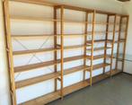 Lundia boekenkast ladekast ladenblok stelling hout vintage, Verzenden, Nieuw, Glas, Minder dan 100 cm