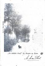 AK Bergen op Zoom - "De dubbele Dreef", Verzenden, Voor 1920, Gelopen, Noord-Brabant