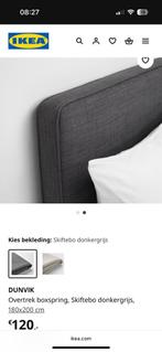 Hoes voor DUNVIK boxspring, Ophalen, Tweepersoons, Zo goed als nieuw, 180 cm