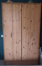 Kledingkast grenen schuifdeur, Huis en Inrichting, Kasten | Kledingkasten, Ophalen, Gebruikt, 50 tot 75 cm, 200 cm of meer
