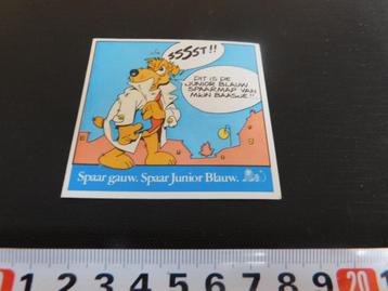 sticker POSTBANK strip spaar junior blauw MPF172  beschikbaar voor biedingen