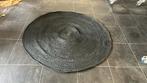 Jute vloerkleed 160 cm - zwart - rond - #9, Zwart, 150 tot 200 cm, Rond, Nieuw