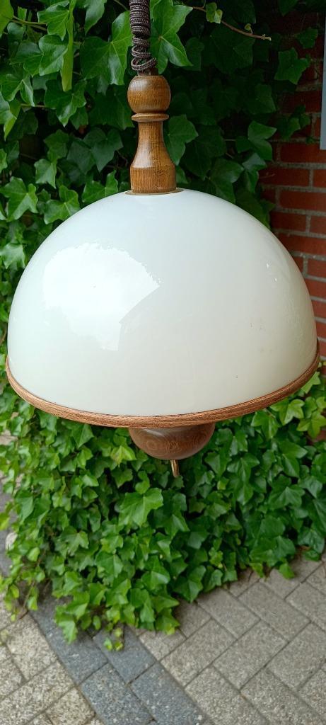 Steinhauer Mushroom hanglamp -  trekpendel(Acryl kap 41 cm ), Huis en Inrichting, Lampen | Hanglampen, Gebruikt, 75 cm of meer