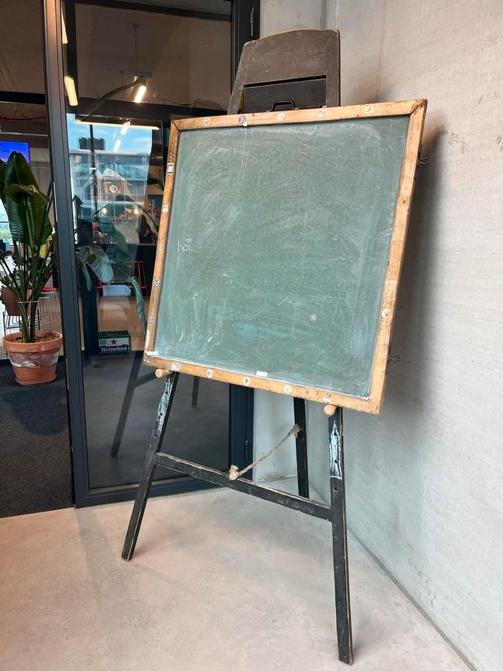 Vintage Schoolbord / Krijtbord, Antiek en Kunst, Antiek | Schoolplaten, Overige thema's, Ophalen