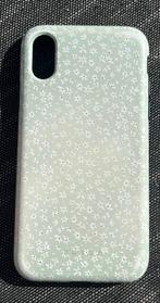 BURGA Lush Meadows iPhone Xs bloemetjes groen wit, Ophalen of Verzenden, Gebruikt, IPhone XS, Hoesje of Tasje