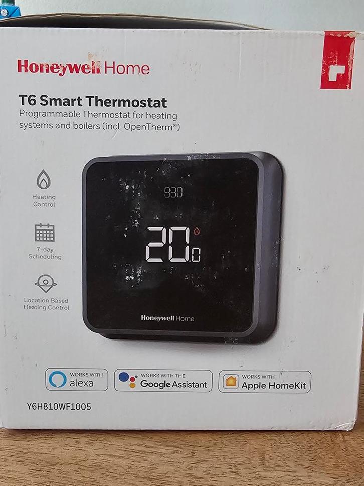 Honeywell Home T6 Slimme Thermostaat, Doe-het-zelf en Verbouw, Thermostaten, Nieuw, Slimme thermostaat, Ophalen