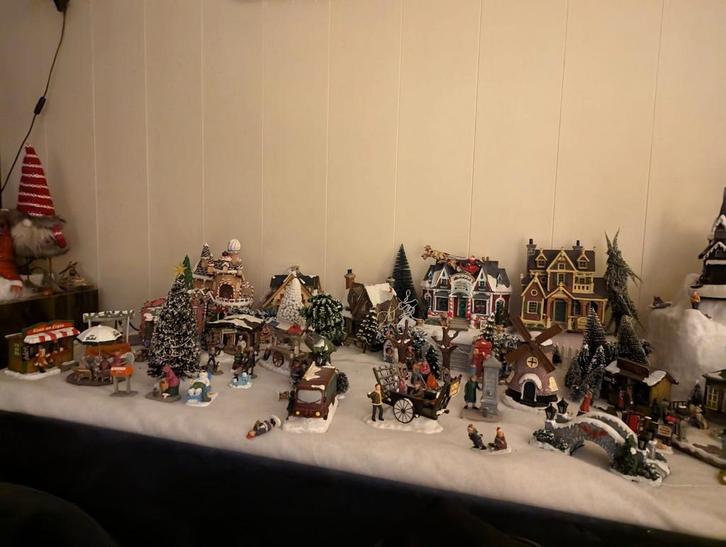 Compleet Kerstdorp,, Diversen, Kerst, Ophalen of Verzenden