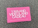 1 maand Videoland cadeau, Tickets en Kaartjes, Kortingen en Cadeaubonnen, Eén persoon, Cadeaubon, Overige typen