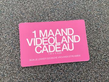 1 maand Videoland cadeau beschikbaar voor biedingen