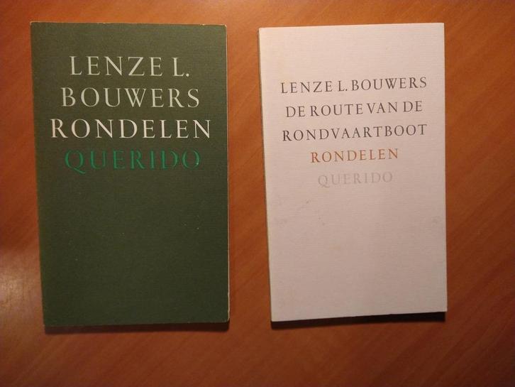 Bouwers, Lenze L. Rondelen + De route van de rondvaartboot, Boeken, Gedichten en Poëzie, Zo goed als nieuw, Ophalen of Verzenden