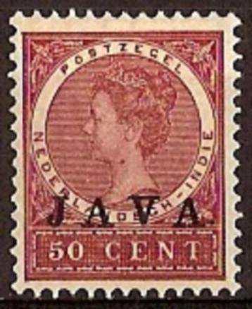  Ned-Indie NVPH nr 78 ongebruikt Opdruk JAVA 1908 beschikbaar voor biedingen