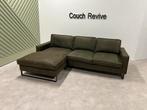 GRATIS LEVERING Z.G.A.N groene hoekbank 255x175 Gereinigd, Huis en Inrichting, Banken | Bankstellen, Ophalen of Verzenden, Zo goed als nieuw
