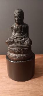 Budha, 13 cm hoog, massief brons. gaaf stukje, Huis en Inrichting, Ophalen of Verzenden, Gebruikt