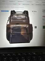 Tumi Alpha Leather  BackPack Black, Ophalen of Verzenden, Zo goed als nieuw, Leer, Minder dan 50 cm
