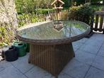 Wicker tuintafel, Ophalen, Gebruikt, Rechthoekig, Wicker