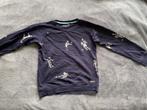 Stones and Bones donkerblauwe sweater met voetbalprint, Trui of Vest, Zo goed als nieuw, Jongen, Stones and Bones