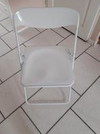 Witte Opklapstoel - Weinig Gebruikt, Huis en Inrichting, Stoelen, Ophalen