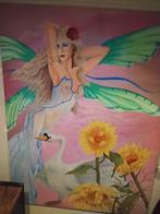 Te koop een groot sprookjesachtig schilderij, Antiek en Kunst, Ophalen