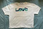 Creme tshirt met “Love” print (Sissy boy, 146-152), Sissy Boy, Meisje, Ophalen of Verzenden, Zo goed als nieuw