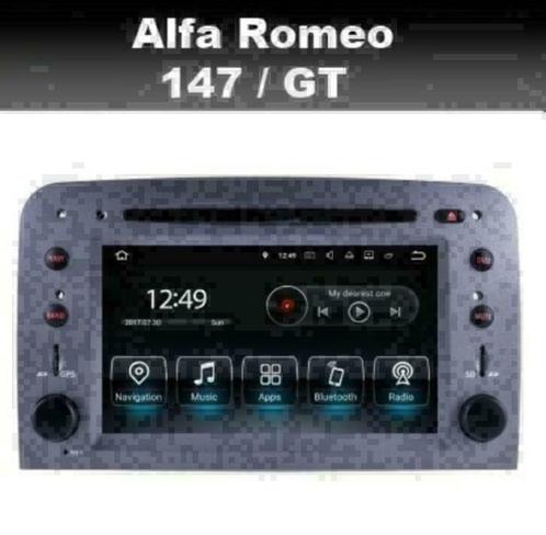 Alfa Romeo 147 GT android 10 navigatie radio usb dab+ wifi, Auto diversen, Autoradio's, Nieuw, Ophalen of Verzenden
