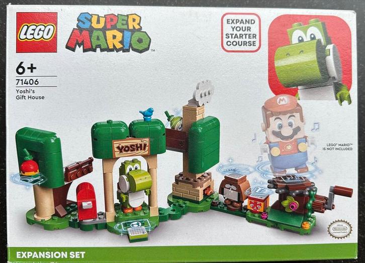 LEGO Super Mario Yoshi's cadeautjeshuis (71406), Kinderen en Baby's, Speelgoed | Duplo en Lego, Zo goed als nieuw, Lego, Complete set