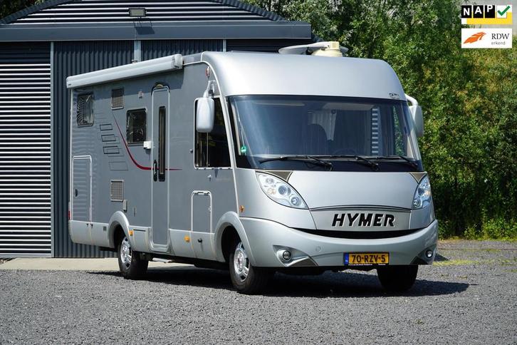 Hymer B674 SL Enkele Bedden Hefbed Garage Fiat {Al-Ko Airco}, Caravans en Kamperen, Campers, Bedrijf, tot en met 4, Integraal
