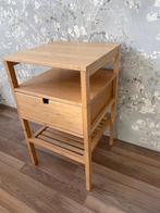 IKEA NORDKISA Nachtkastje, bamboe, 40x40 cm, Ophalen, Gebruikt, Minder dan 45 cm, 55 tot 70 cm