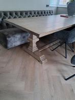 Prachtige eiken kloostertafel, Huis en Inrichting, Tafels | Eettafels, 200 cm of meer, Zo goed als nieuw, Rechthoekig, 50 tot 100 cm