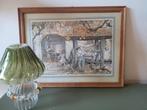 Vintage Anton Pieck plaat in lijst, Antiek en Kunst, Ophalen of Verzenden
