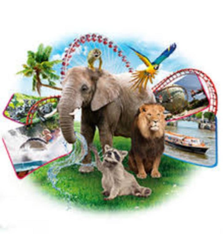 Vier kaarten voor Uitstapje naar keuze, Tickets en Kaartjes, Recreatie | Dierentuinen, Drie personen of meer, Ticket of Toegangskaart