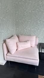 Soderhamn hoekbankstuk roze, Ophalen, Romantisch modern, Eenpersoons, 75 tot 100 cm