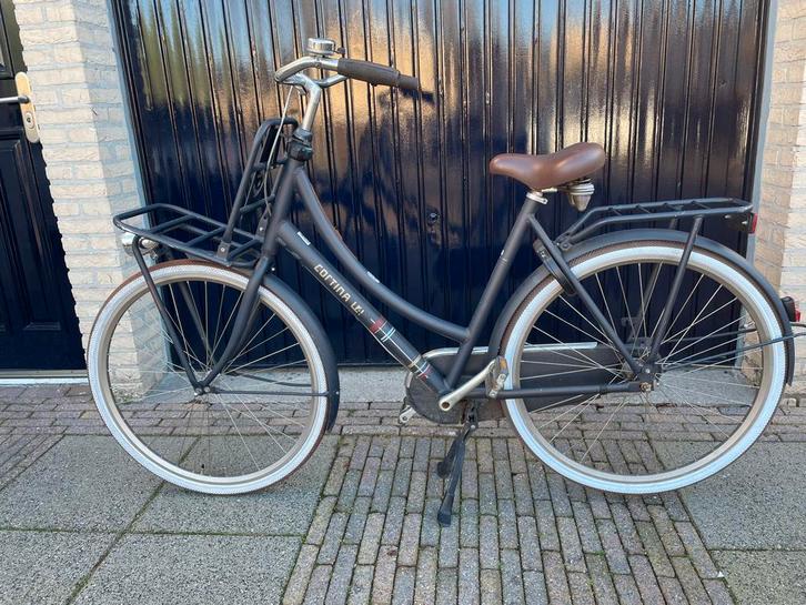 Cortina dames fiets anthracite, Fietsen en Brommers, Fietsen | Dames | Omafietsen, Zo goed als nieuw, 50 tot 53 cm, Versnellingen