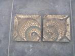 3 oude origineel antieke historische stenen plavuizen/tegels, Antiek en Kunst, Ophalen of Verzenden