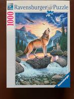 Ravensburger puzzel 1000 wolf dieren natuur, Gebruikt, Ophalen of Verzenden