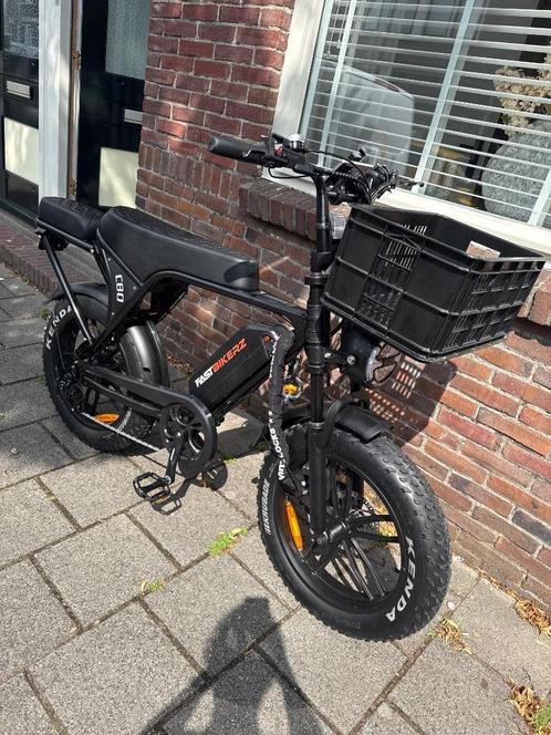 Fatbike Ouxi V8 , Prijs: 750,-, Fietsen en Brommers, Elektrische fietsen, Zo goed als nieuw, Overige merken, 50 km per accu of meer