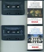 I Grandi Successi Di Sanremo Vol. 1 & 2 16 nrs cassette ZGAN, 2 t/m 25 bandjes, Ophalen of Verzenden, Zo goed als nieuw, Origineel