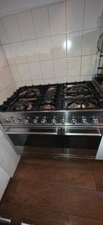 Boretti gasfornuis 5pits, Witgoed en Apparatuur, Fornuizen, Ophalen, Gebruikt, Minder dan 85 cm, Warmhoudplaat