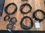Partij microfoon/aansturing kabel XLR, Ophalen of Verzenden, Zo goed als nieuw, Apparatuur