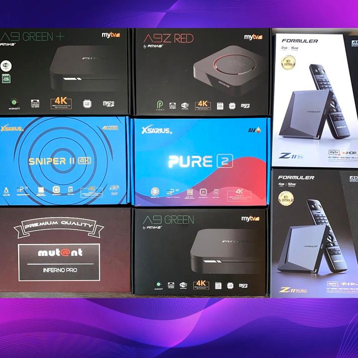 Prixon - Amiko - Xsarius - Formuler - TV Box - IPTV - Kastje, Audio, Tv en Foto, Mediaspelers, Nieuw, Ophalen of Verzenden