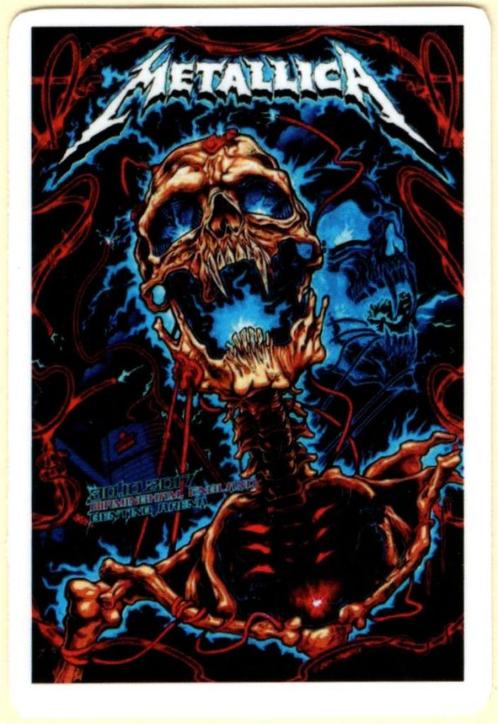 Metallica sticker #12, Verzamelen, Muziek, Artiesten en Beroemdheden, Nieuw, Verzenden
