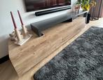 Tv meubel 2.20m met grote opberglade, Ophalen, Eikenhout, Zo goed als nieuw, 200 cm of meer
