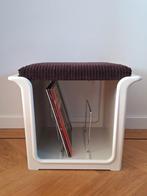 Vintage Space Age platenmeubel Curvoform, Minder dan 50 cm, Gebruikt, Ophalen of Verzenden, Minder dan 100 cm