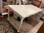 Mooie tafel, wit, Huis en Inrichting, Tafels | Eettafels, Ophalen of Verzenden, Zo goed als nieuw, Rechthoekig, 50 tot 100 cm