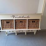 Rivièra Maison kapstok plus opbergbankje, Huis en Inrichting, Woonaccessoires | Kapstokken, Gebruikt, Minder dan 100 cm, Hout
