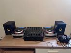 2x Numark NDX 400 + Reloop RMX-40 DSP + Hercules boxen + JVC, Ophalen, Zo goed als nieuw, Dj-set, Numark