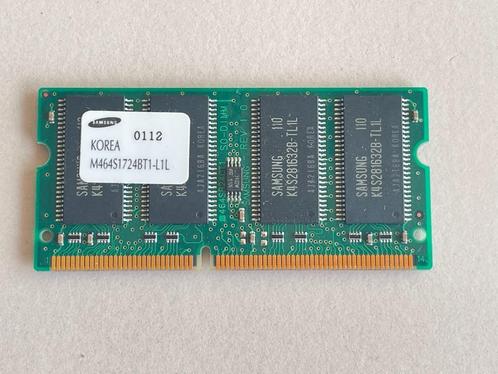 Samsung 128MB SDRAM 100MHz PC100 144-Pin Memory, Computers en Software, RAM geheugen, Refurbished, Laptop, 1 GB of minder, Overige soorten