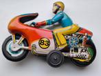 Oud blikken speelgoed motor met frictie, Ophalen of Verzenden