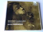 Bruckner Symphonie Nr.5 Philippe Herreweghe, Ophalen of Verzenden, Romantiek, Zo goed als nieuw, Orkest of Ballet