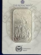 Royal mint Odin en Thor 1 oz zilver baartje, Ophalen of Verzenden, Zilver