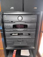 JVC Muziekinstallatie met CD, Radio, Cassette & Boxen, Audio, Tv en Foto, Stereo-sets, Ophalen, Gebruikt, JVC, Losse componenten